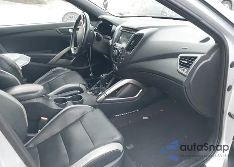 2016 Hyundai Veloster Turbo из США, поврежденный, VIN KMHTC6AE6GU250049